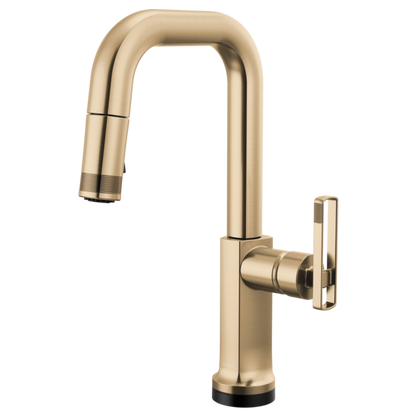 Brizo Kintsu 64907LF SmartTouch Pull-Down Prep Faucet with Square Spout - Less Handle