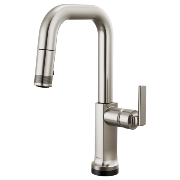 Brizo Kintsu 64907LF SmartTouch Pull-Down Prep Faucet with Square Spout - Less Handle