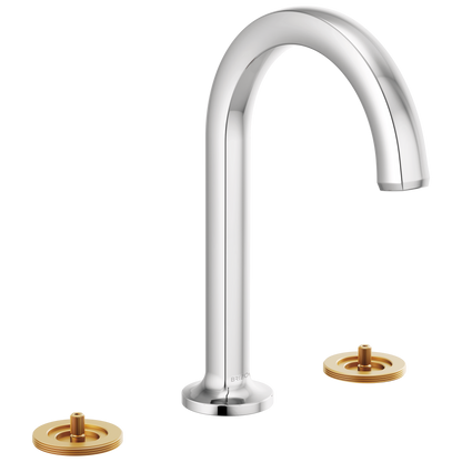 Brizo Kintsu 65306LF Widespread Lavatory Faucet with Arc Spout - Less Handles 1.2 GPM