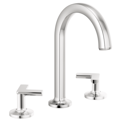 Brizo Kintsu 65306LF Widespread Lavatory Faucet with Arc Spout - Less Handles 1.2 GPM