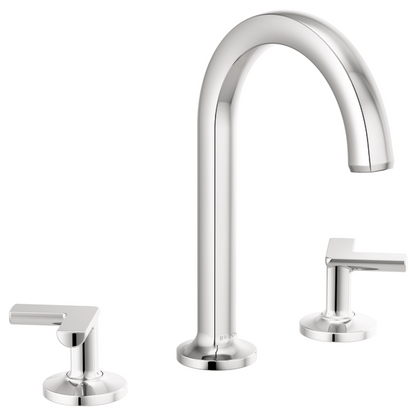 Brizo Kintsu 65306LF Widespread Lavatory Faucet with Arc Spout - Less Handles 1.2 GPM