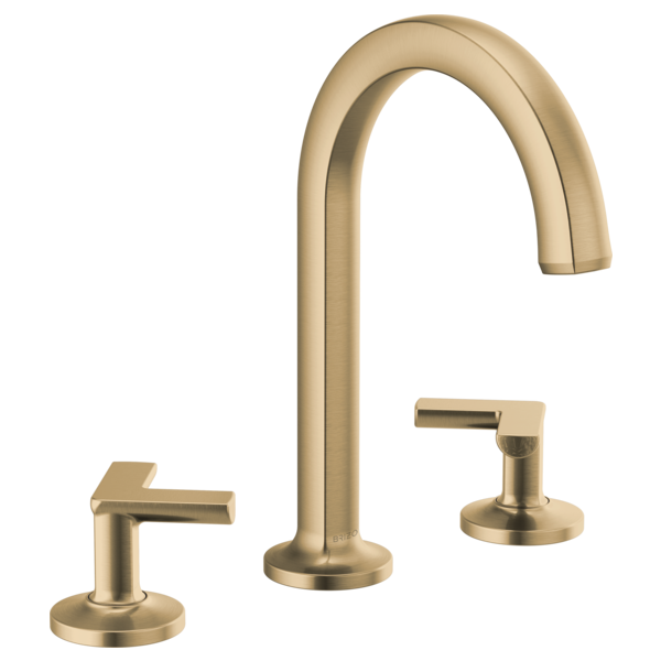 Brizo Kintsu 65306LF Widespread Lavatory Faucet with Arc Spout - Less Handles 1.2 GPM