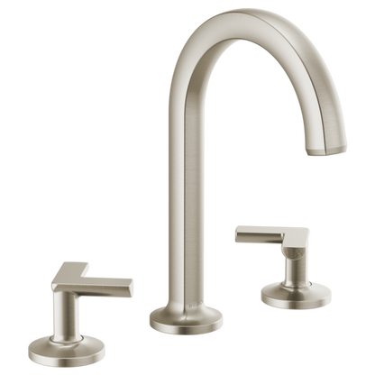 Brizo Kintsu 65306LF Widespread Lavatory Faucet with Arc Spout - Less Handles 1.2 GPM