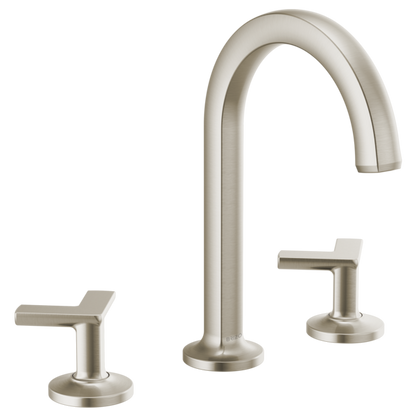 Brizo Kintsu 65306LF Widespread Lavatory Faucet with Arc Spout - Less Handles 1.2 GPM