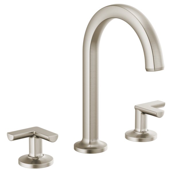 Brizo Kintsu 65306LF Widespread Lavatory Faucet with Arc Spout - Less Handles 1.2 GPM