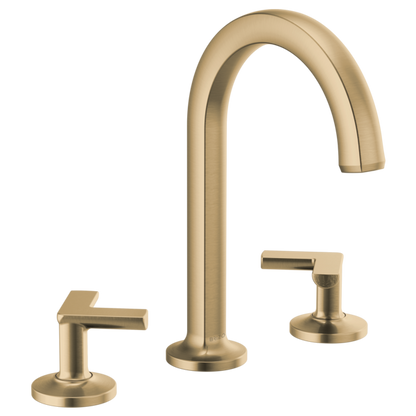 Brizo Kintsu 65306LF Widespread Lavatory Faucet with Arc Spout - Less Handles 1.5 GPM