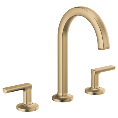 Brizo Kintsu 65306LF Widespread Lavatory Faucet with Arc Spout - Less Handles 1.5 GPM