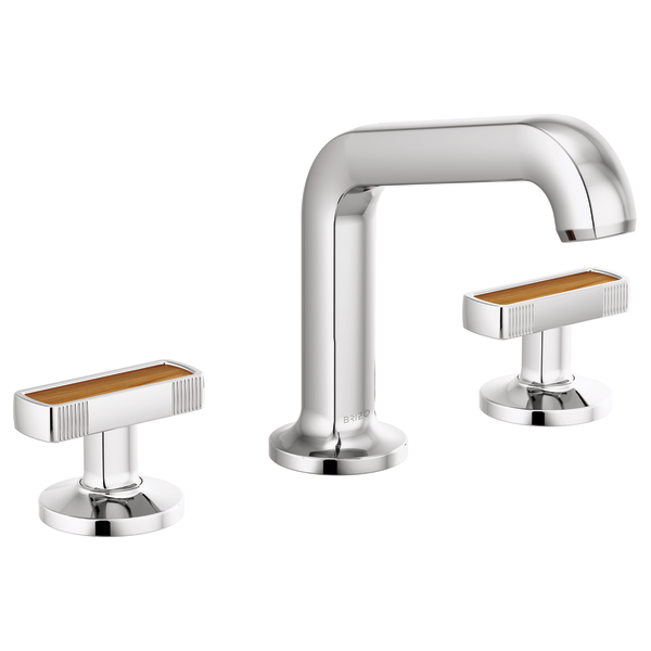 Brizo Kintsu 65307LF Widespread Lavatory Faucet with Angled Spout - Less Handles