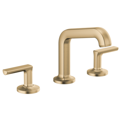 Brizo Kintsu 65307LF Widespread Lavatory Faucet with Angled Spout - Less Handles