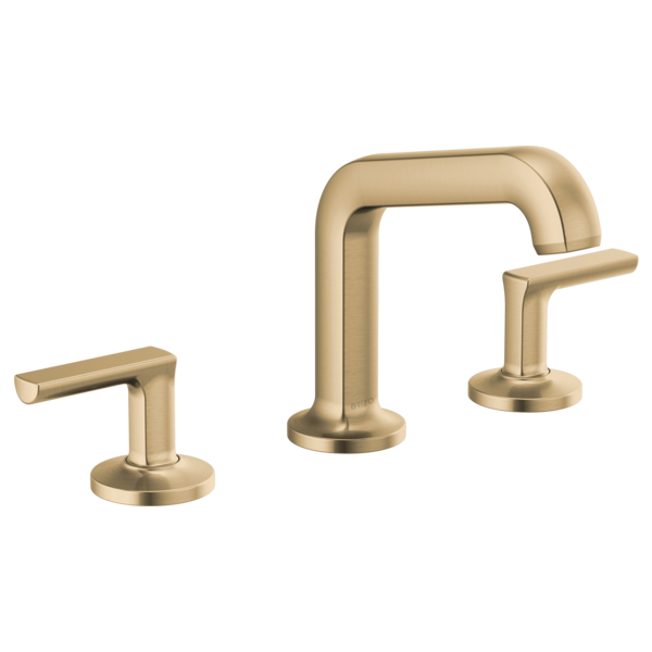 Brizo Kintsu 65307LF Widespread Lavatory Faucet with Angled Spout - Less Handles