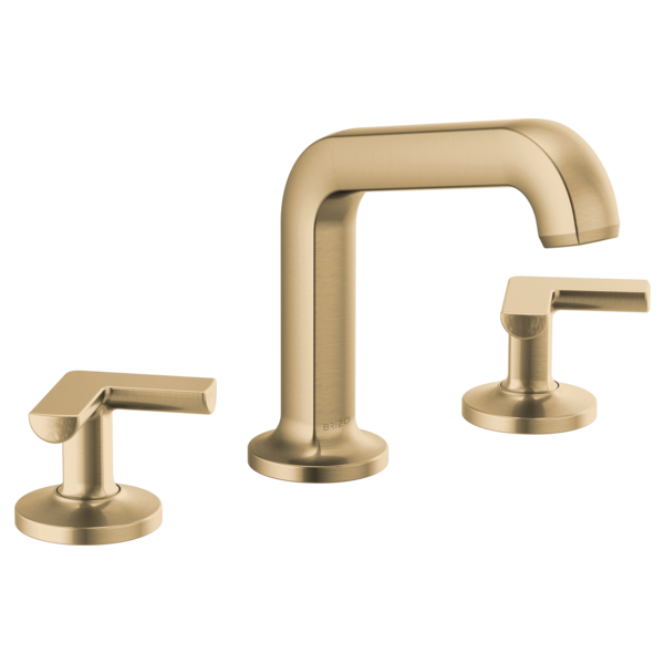 Brizo Kintsu 65307LF Widespread Lavatory Faucet with Angled Spout - Less Handles
