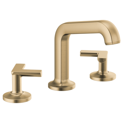 Brizo Kintsu 65307LF Widespread Lavatory Faucet with Angled Spout - Less Handles 1.5 GPM