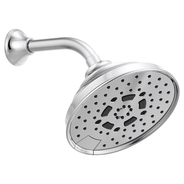 Brizo Essential Shower 87495 7" Classic Round H2Okinetic Multi-Function Wall Mount Shower Head - 1.75 GPM