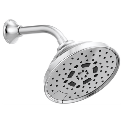 Brizo Essential Shower 87495 7" Classic Round H2Okinetic Multi-Function Wall Mount Shower Head - 1.75 GPM