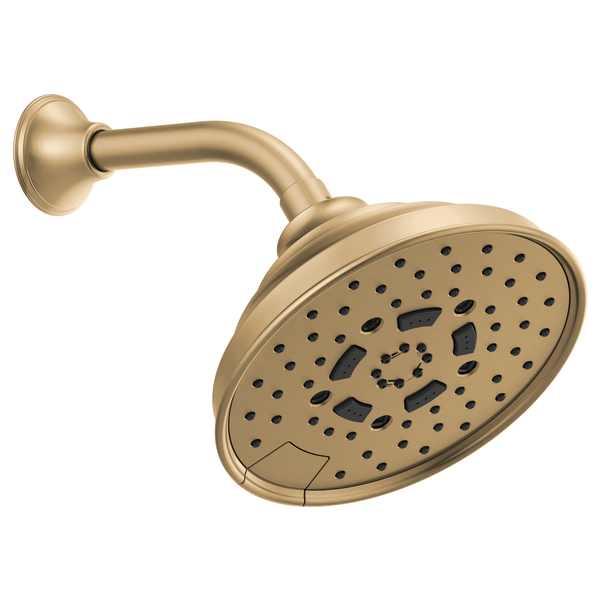 Brizo Essential Shower 87495 7" Classic Round H2Okinetic Multi-Function Wall Mount Shower Head - 1.75 GPM