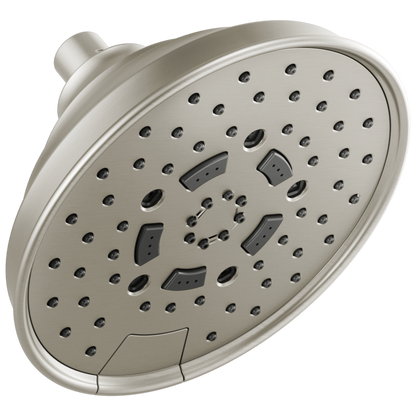 Brizo Essential Shower 87495 7" Classic Round H2Okinetic Multi-Function Wall Mount Shower Head - 1.75 GPM