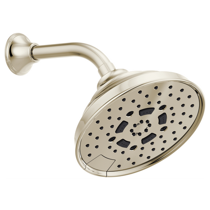 Brizo Essential Shower 87495 7" Classic Round H2Okinetic Multi-Function Wall Mount Shower Head - 1.75 GPM