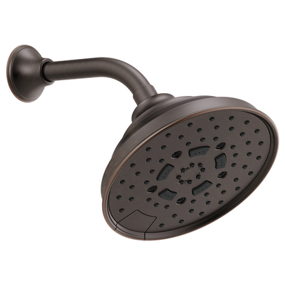 Brizo Essential Shower 87495 7" Classic Round H2Okinetic Multi-Function Wall Mount Shower Head - 1.75 GPM