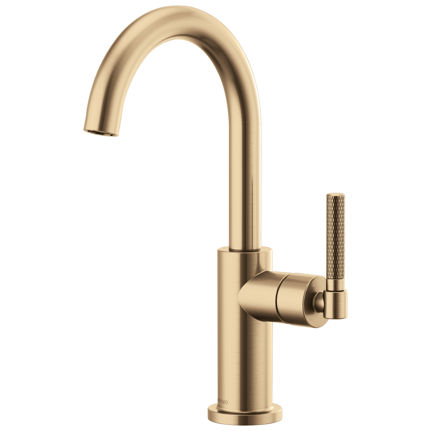Brizo Litze 61043LF Bar Faucet with Arc Spout and Knurled Handle Kit