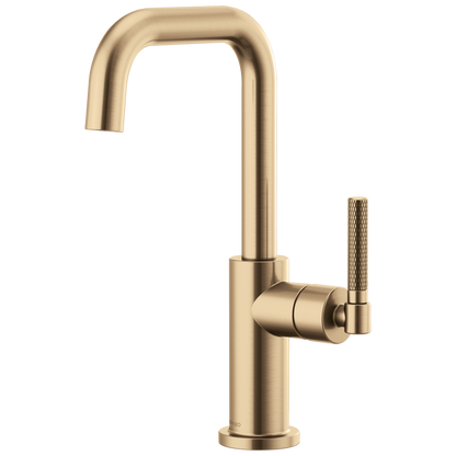 Brizo Litze 61053LF Bar Faucet with Square Spout and Knurled Handle Kit