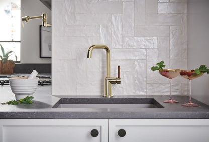 Brizo Odin 61065LF Bar Faucet with Square Spout - Less Handle