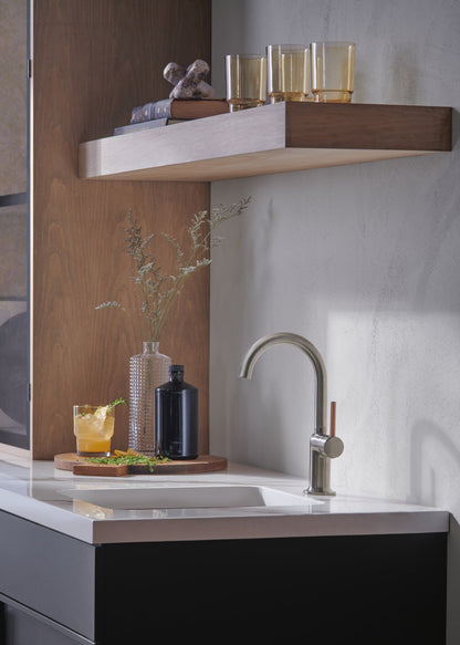 Brizo Odin 61075LF Bar Faucet with Arc Spout - Less Handle
