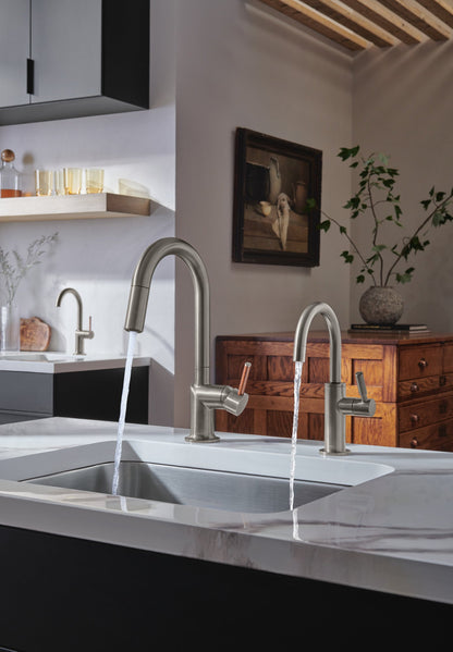 Brizo Odin 61075LF Bar Faucet with Arc Spout - Less Handle