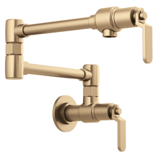 Brizo Litze 62844LF Wall Mount Pot Filler with Industrial Handle Kit
