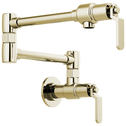 Brizo Litze 62844LF Wall Mount Pot Filler with Industrial Handle Kit