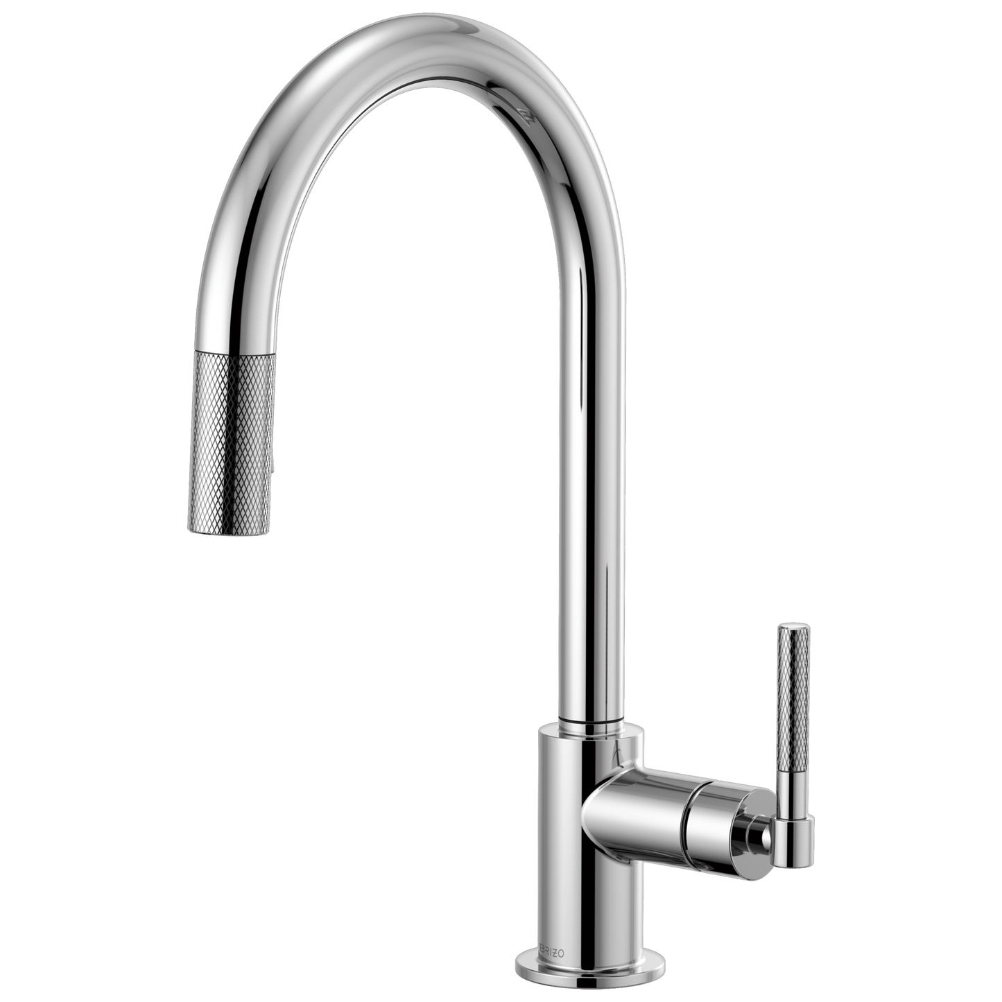 Brizo Litze 63043LF Pull-Down Faucet with Arc Spout and Knurled Handle