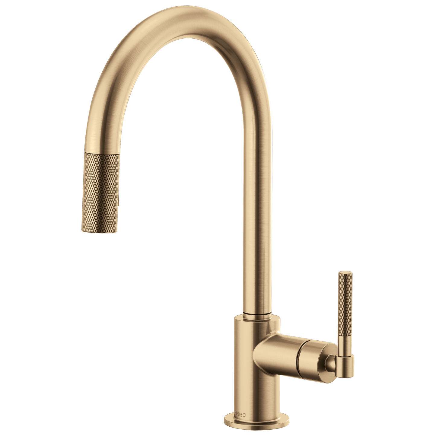 Brizo Litze 63043LF Pull-Down Faucet with Arc Spout and Knurled Handle