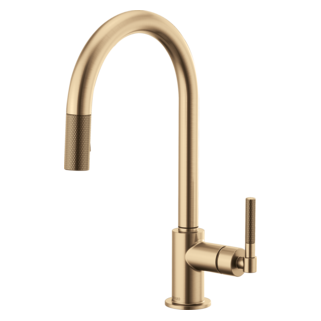 Brizo Litze 63043LF Pull-Down Faucet with Arc Spout and Knurled Handle