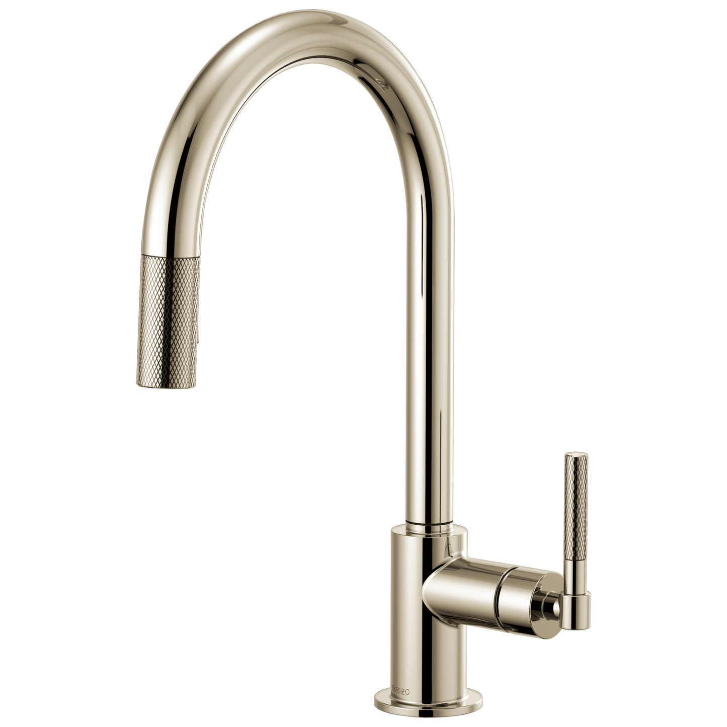 Brizo Litze 63043LF Pull-Down Faucet with Arc Spout and Knurled Handle