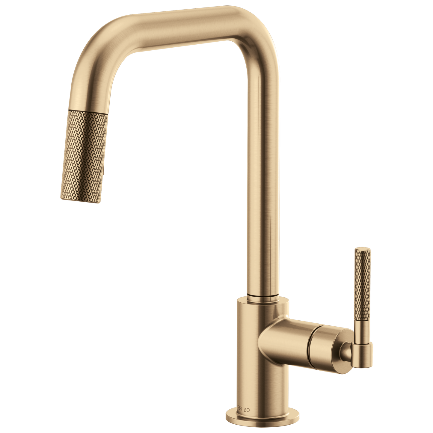 Brizo Litze 63053LF Pull-Down Faucet with Square Spout and Knurled Handle