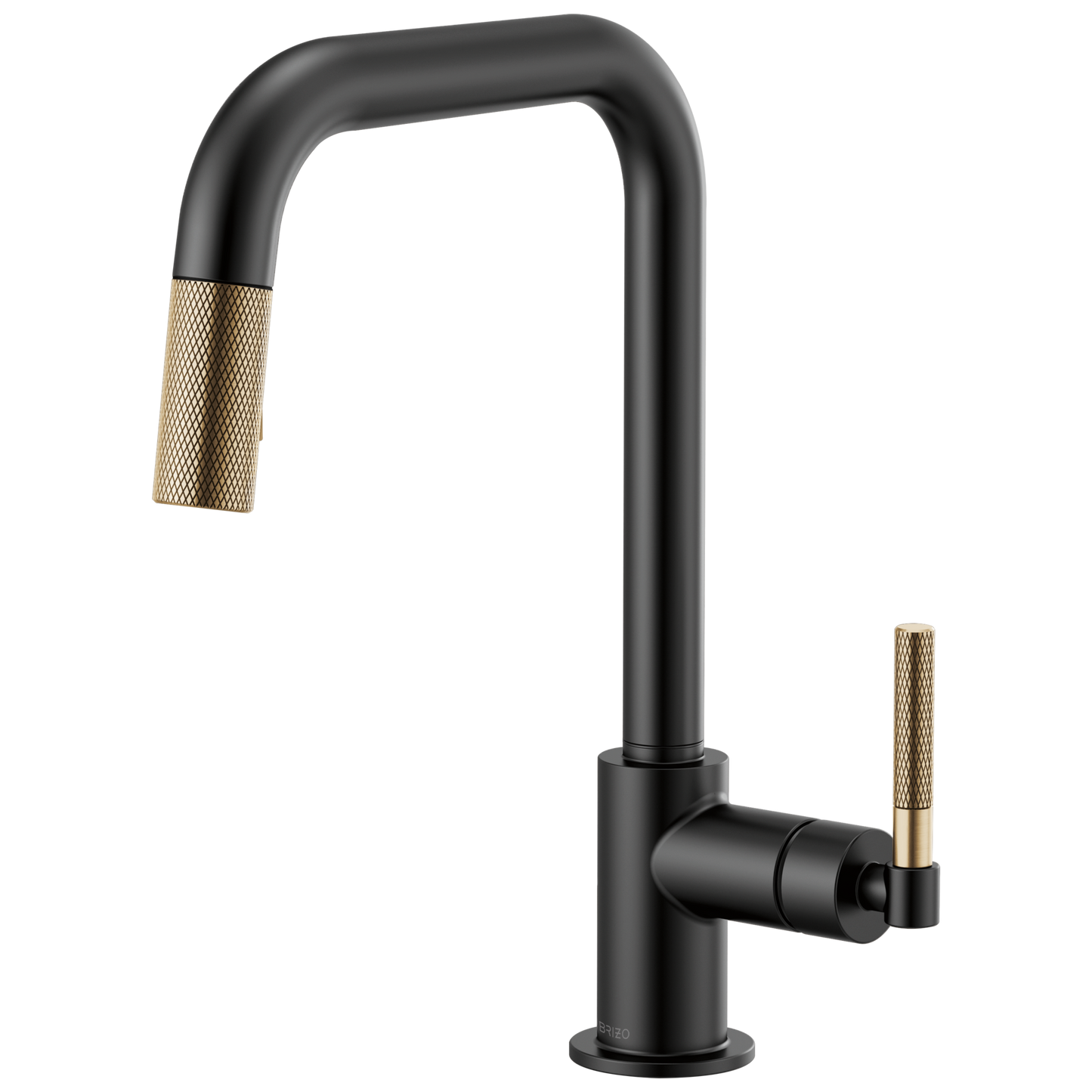 Brizo Litze 63053LF Pull-Down Faucet with Square Spout and Knurled Handle