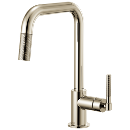 Brizo Litze 63053LF Pull-Down Faucet with Square Spout and Knurled Handle