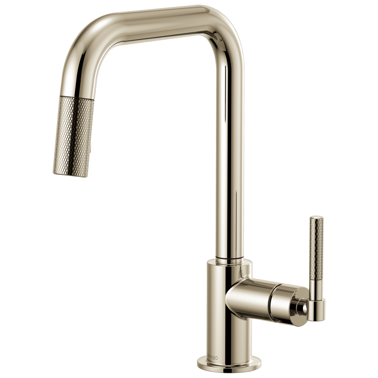 Brizo Litze 63053LF Pull-Down Faucet with Square Spout and Knurled Handle
