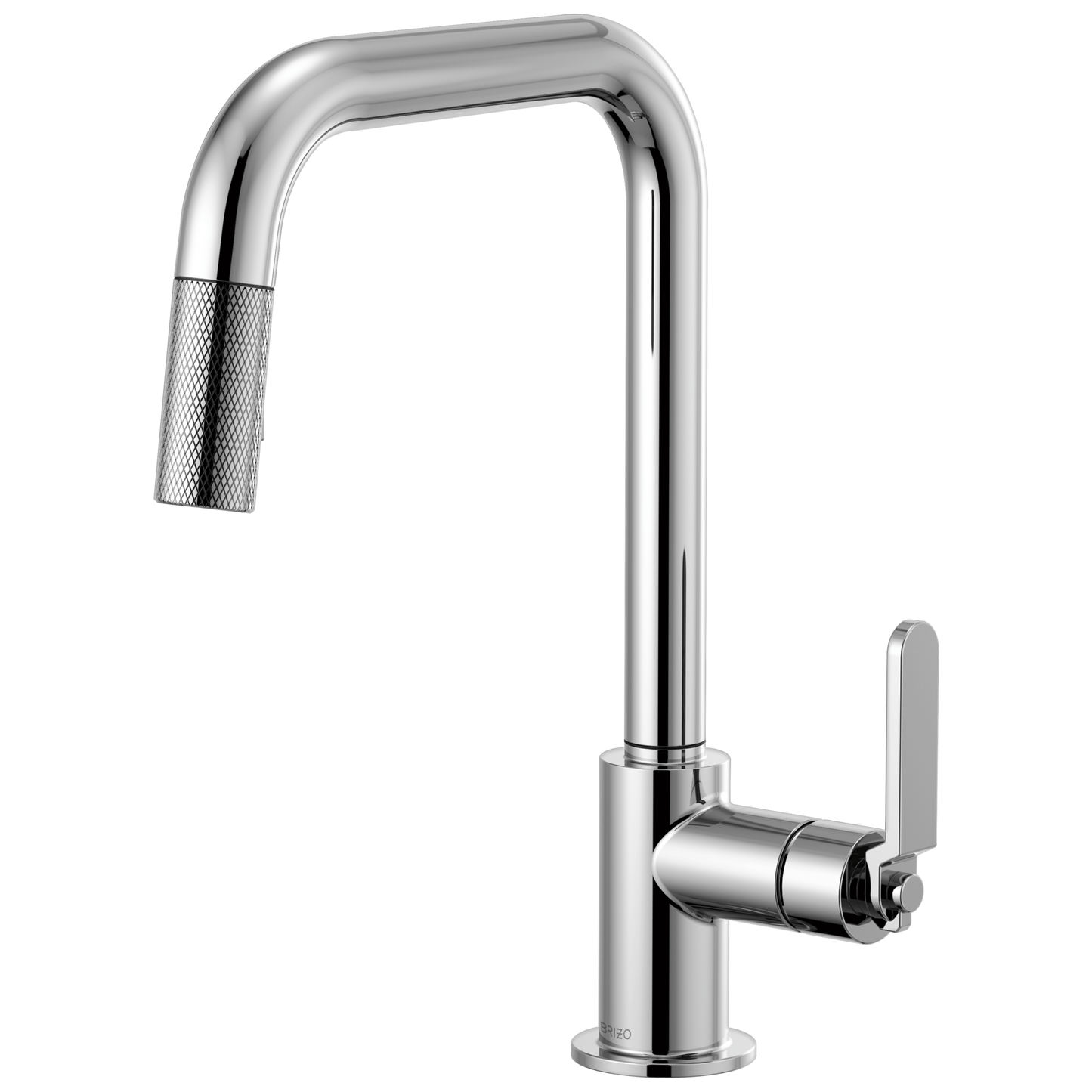 Brizo Litze 63054LF Pull-Down Faucet with Square Spout and Industrial Handle