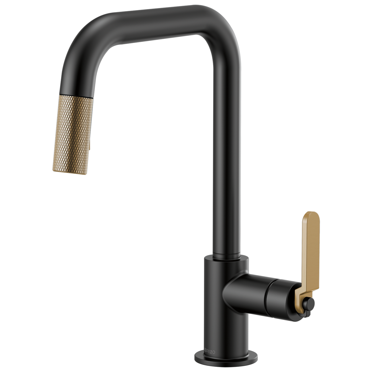Brizo Litze 63054LF Pull-Down Faucet with Square Spout and Industrial Handle