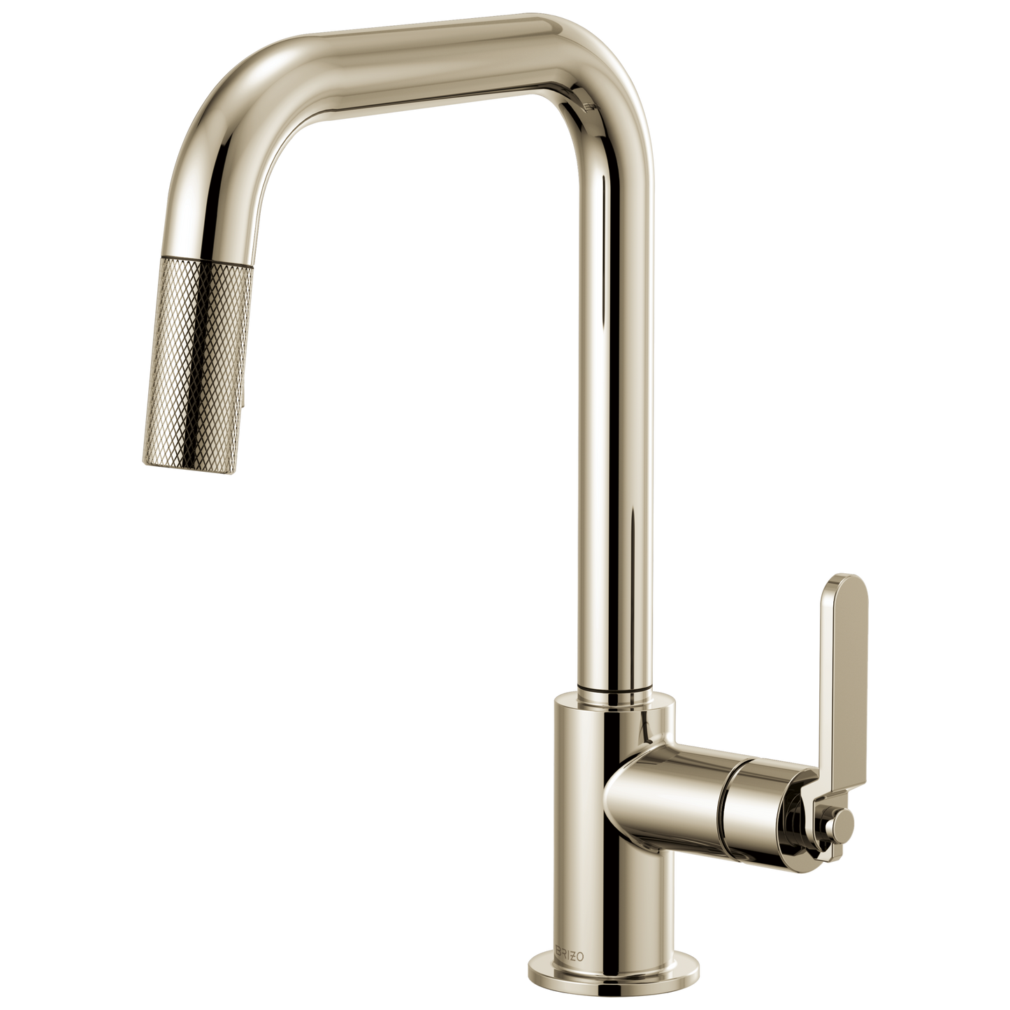 Brizo Litze 63054LF Pull-Down Faucet with Square Spout and Industrial Handle