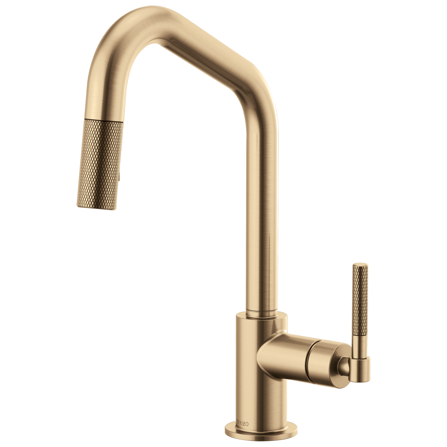 Brizo Litze 63063LF Pull-Down Faucet with Angled Spout and Knurled Handle