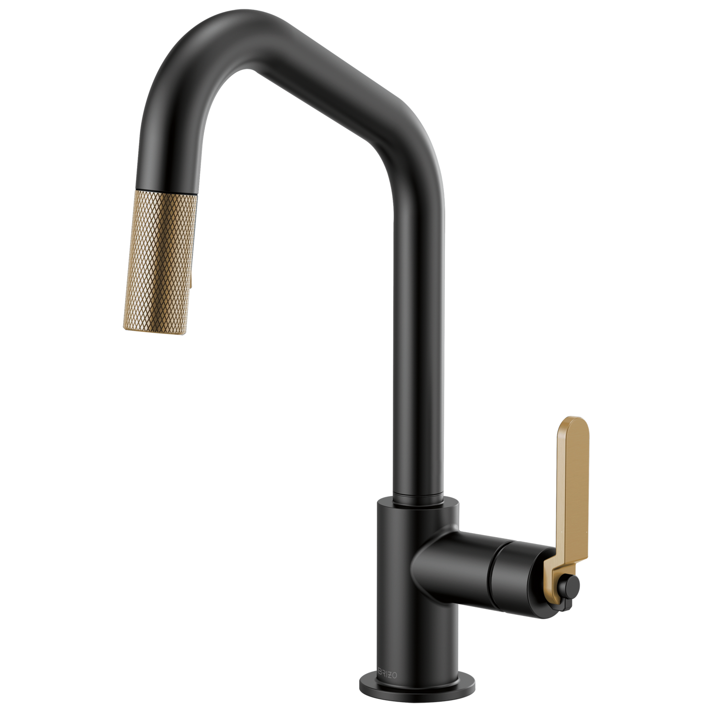 Brizo Litze 63064LF Pull-Down Faucet with Angled Spout and Industrial Handle