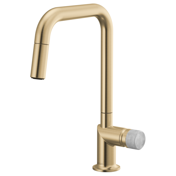Brizo Odin 63065LF Pull-Down Faucet with Square Spout - Less Handle
