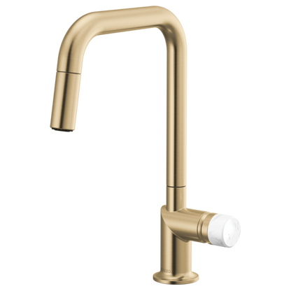 Brizo Odin 63065LF Pull-Down Faucet with Square Spout - Less Handle