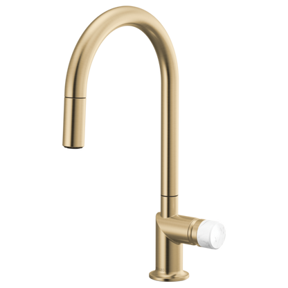 Brizo Odin 63075LF Pull-Down Faucet with Arc Spout - Less Handle