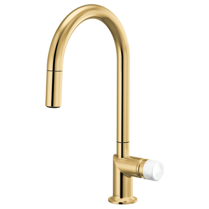 Brizo Odin 63075LF Pull-Down Faucet with Arc Spout - Less Handle