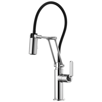 Brizo Litze 63244LF Articulating Faucet with Industrial Handle