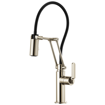 Brizo Litze 63244LF Articulating Faucet with Industrial Handle