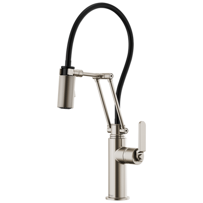 Brizo Litze 63244LF Articulating Faucet with Industrial Handle