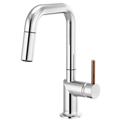 Brizo Odin 63965LF Pull-Down Prep Faucet with Square Spout - Less Handle